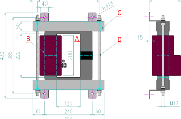 KTP 300a - jistící transformátor proudu